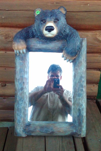 bear mirror
