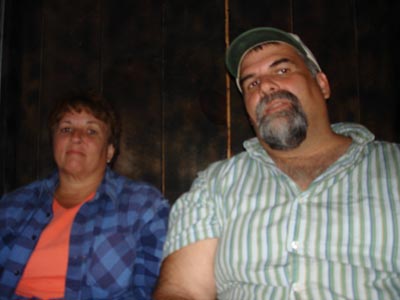 Leenda and Jeff B
Sitting and scouting in the bear blind in August 2006
