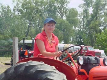 cousin Dawn
Dawn  Monroe at the West Branch engine show

