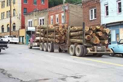 richwood_log_truck
Log Truck Travels down Richwood W. VA Main St., 6/09
