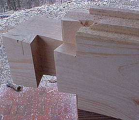 Frenched Dovetail
A dovetail with french dovetails on the shoulders as draftstops.
Keywords: Dovetail