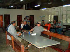 Wood-Mizer Missionary trip to Belize 2005
That's me (Sparks) in the gray tee talking to the mission headmaster on our plan of attack
Keywords: Wood-Mizer