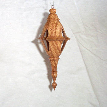 Ornament made from the old Barker Oak tree - 004
