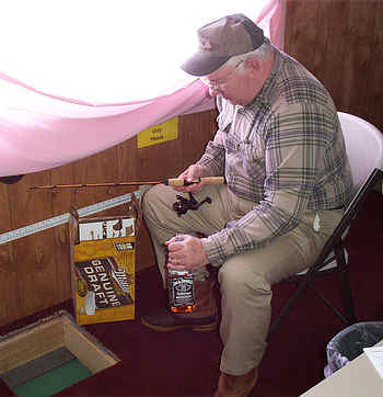 Charlie ice fishing
February 2004 ice fishing trip on Mille Lacs lake in Minnesota
