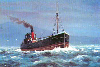 Scottish Puffer - Vital Spark
A famous type of small freighter steamship used in the UK back in the 1920s through the 1950s.
