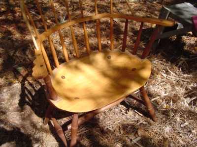 Hand made wooden chair
