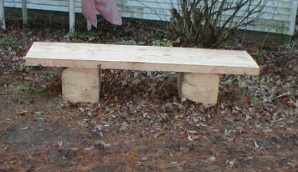 garden bench
