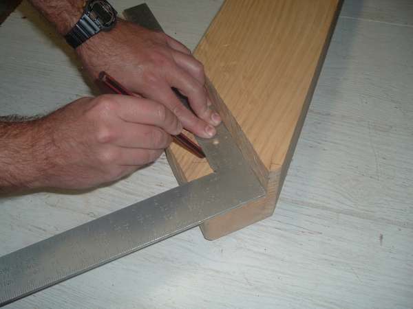 A1-picture showing tenon and square drawing first line
