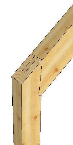 Rafter to post joint

