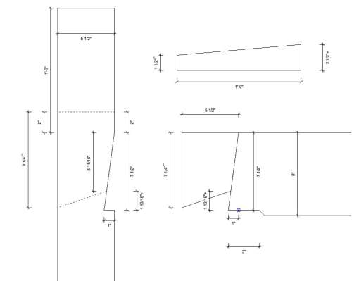 Dimensioned drawing
