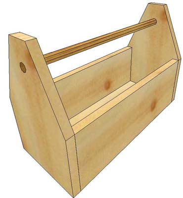Wooden Tool box
