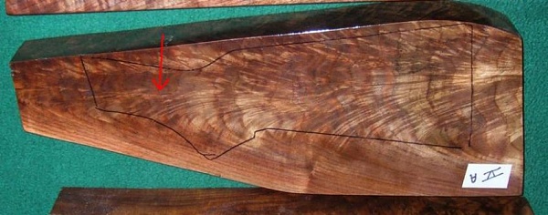 Sawing walnut crotches for gun stock blanks in Sawmills and Milling