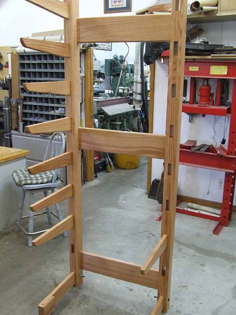 cantilevered rack
