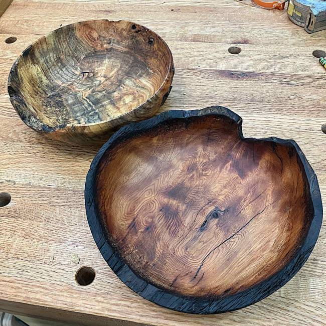 sequioa and maple bowls
