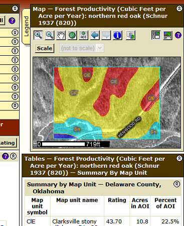 Forest productivity calculator
