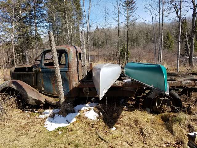 old log truck
