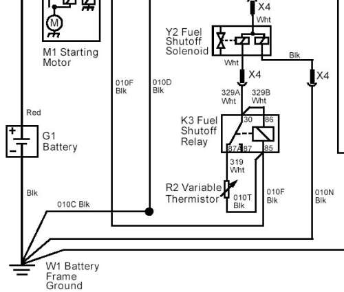 Deere 4300 fuel
Schematic fuel circuit

