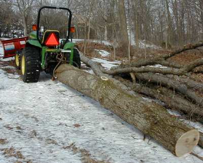 Skidding_Logs
JD 4300 pulling out white oak log
Keywords: Logging