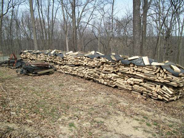 Ash_firewood_stacked
Year of wood split, stacked, and capped.
