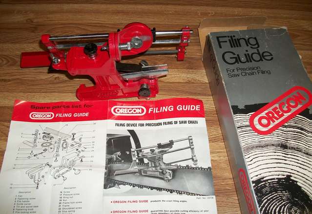Oregon filing guide
Filing guide for chainsaw sharpening
