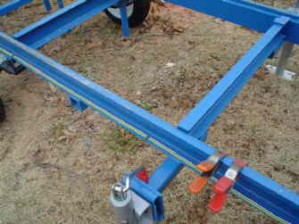 Mr. Sawmill rail and support
