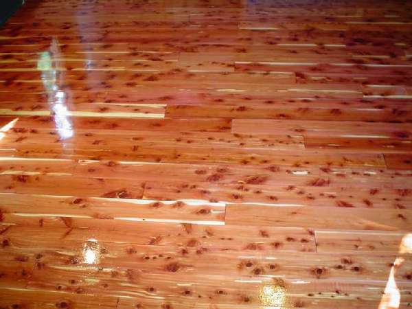 cedar floor
