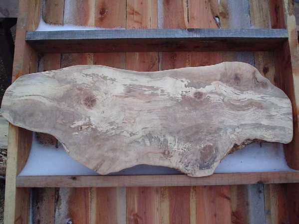 hard maple slab, front
