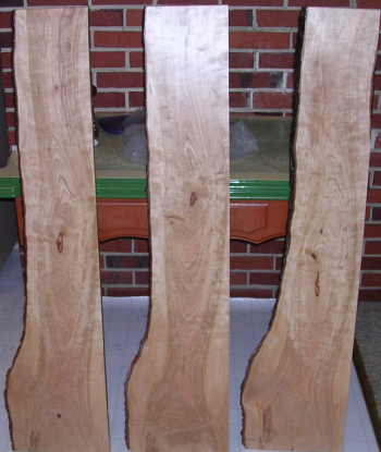 Choke cherry boards
Milled for shelving in 03'
