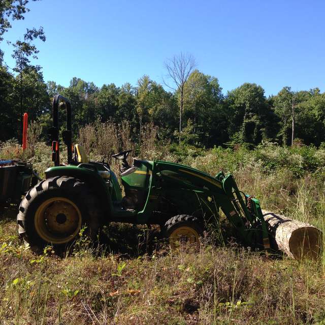 Lg Opening due south ground level with tractor 092115
