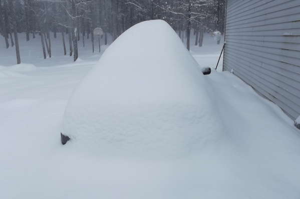 our car with 15 inches of snow dec 30 2013
