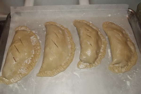 pasties before the oven
