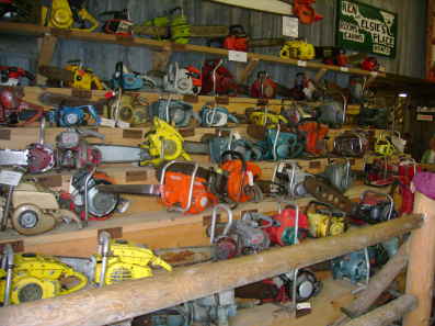 fryeburg fair 08
about 60 saws on display
