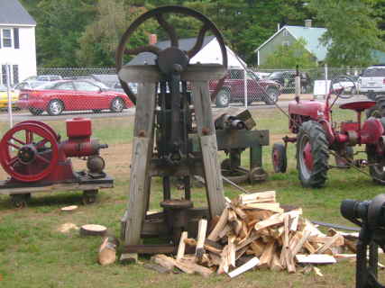 fryeburg fair 08
old wood split splitter
