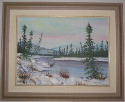 Baie James 1991
Painting by Le Loup
