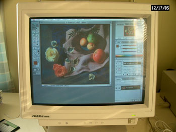 Amiga 4000 running Adobe Photoshop 4.0 under MacOS
