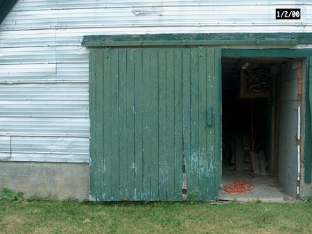 old barn door
