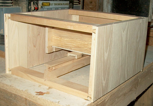 phone table drawer assembly
