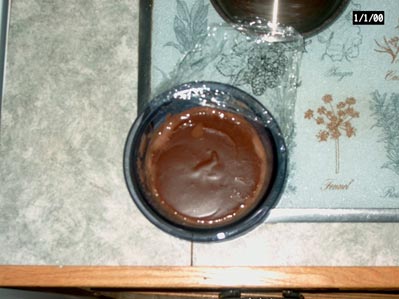 chocolate pudding

