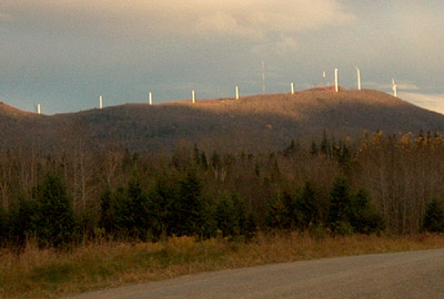 wind mills on mars hill
