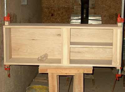 Top half of upper section to desk.
