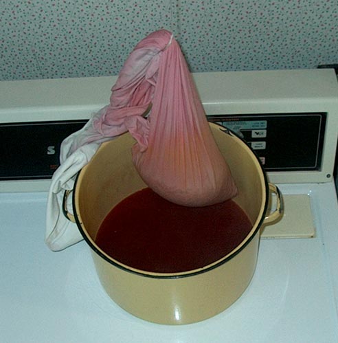 juice extraction with a pillow case
