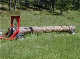 log semi 2
log axel used in conjunction with log arch to transport larger logs than can be dragged with a 4 wheeler
Keywords: log arch semi