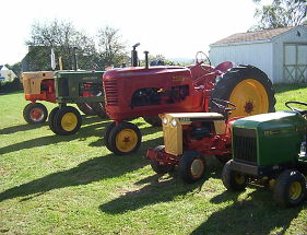 Tractor line up
