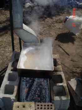 boiling sap 
