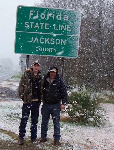 Snow in Florida 2010
