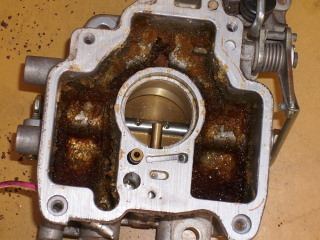 carb with ethanol mess in it
