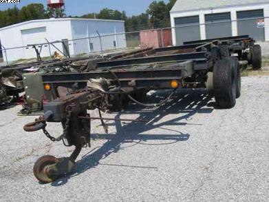 M796 bolster trailer to be converted to a log trailer
