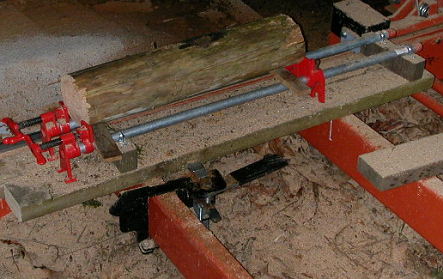 short log holder
