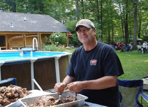 Danny at the Pigroast
