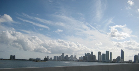 View Of Miami Beach from I-195
On the way to South Beach.
